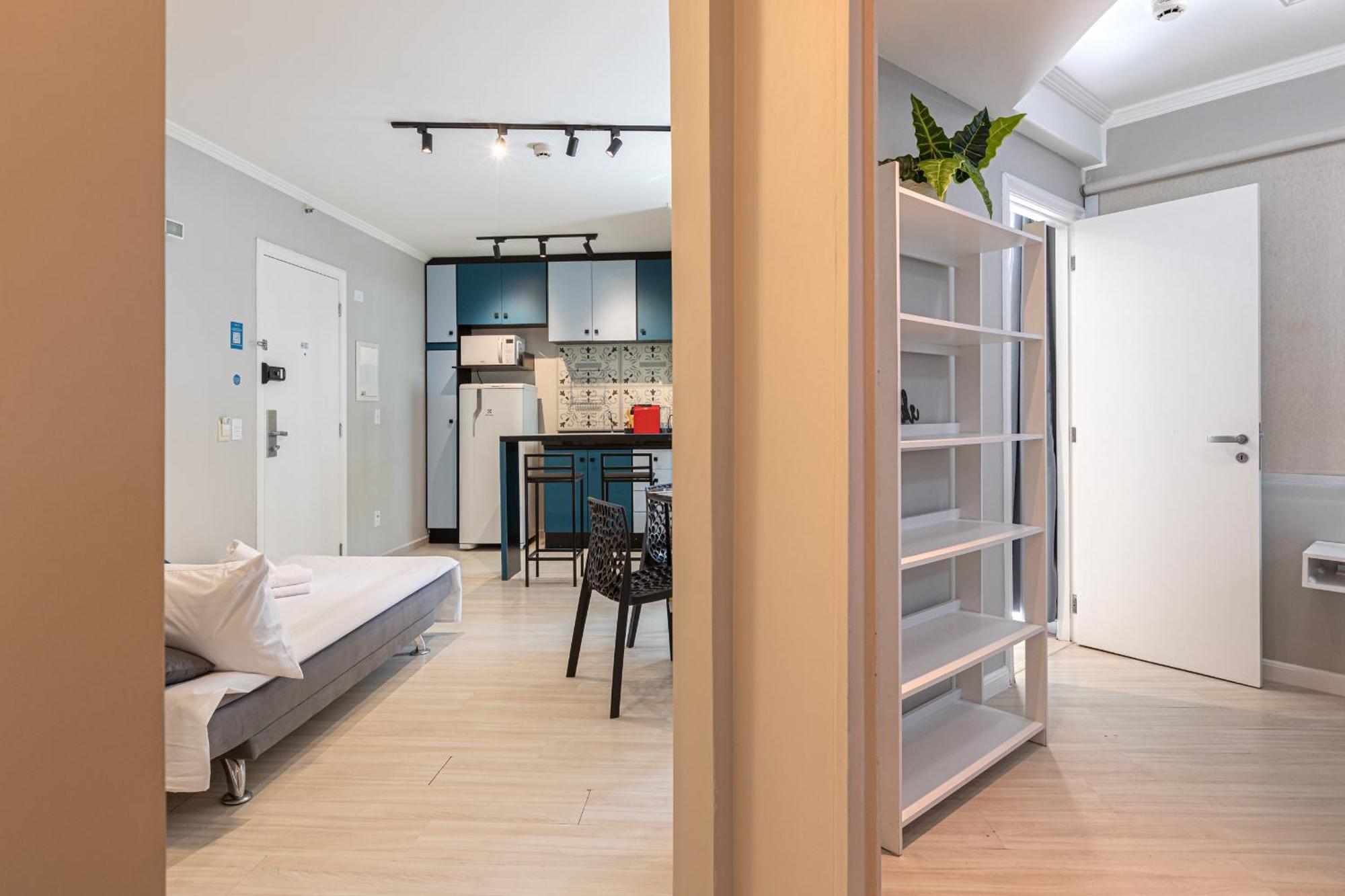 Apartamento Easy Star - Charmoso Flat Na Rua Bela Cintra - Pg01i