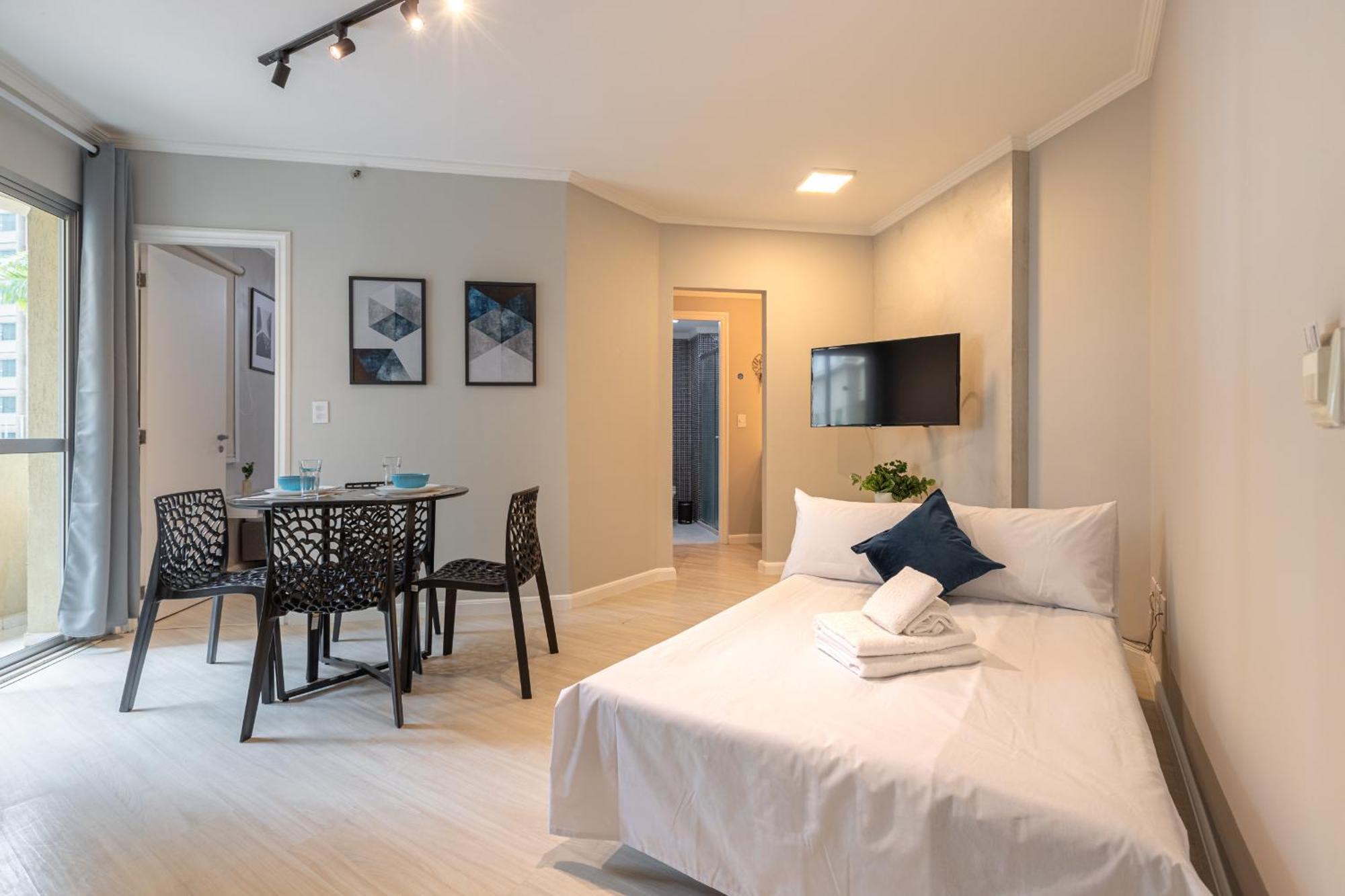 Easy Star - Charmoso Flat Na Rua Bela Cintra - Pg01i Apartamento São Paulo